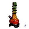 3G165 Swirl Multi Color Thick Glass Bong With Base 21cm -Glass Smoke Store 3G165 thick glass bong