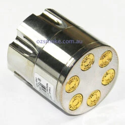 Extra Large Six Shooter Grinder With Storage -Glass Smoke Store 6shooter grinder laydown