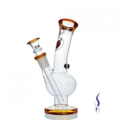 Agung Little Bull Amber Full Glass Bong 20cm