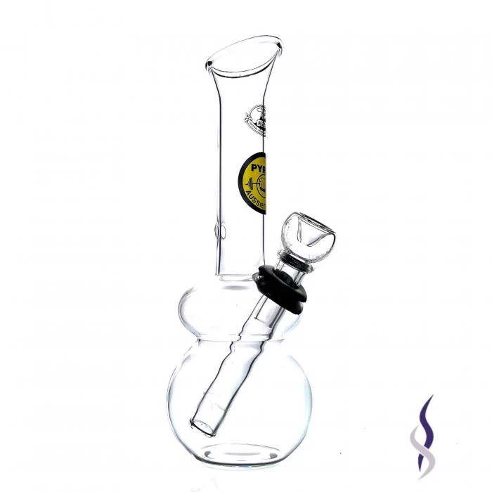 Agung Large Double Bubble Glass Cone Bong 21cm 3 Agung Large Double Bubble Glass Cone Bong 21cm