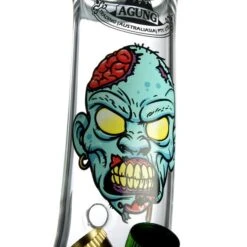 Agung Old Faithfull Glass Bong 24cm Zombie -Glass Smoke Store A1135 agung bong zombie 03