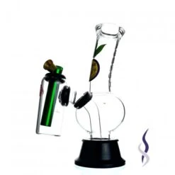 Agung Stump Leaf Chamber Glass Bong 20cm