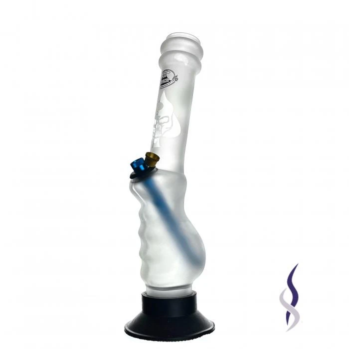 Agung Frosted Gripper Glass Bong 33cm 3 Agung Frosted Gripper Glass Bong 33cm