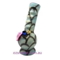 Agung Bent Bubble Ceramic Bong 20cm