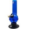 Agung Semi Classic Acrylic Bonza Blue 20cm -Glass Smoke Store A1406B agung arylic semi bong blue1