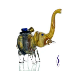 Agung The Elephant Colorful Glass Bong 12cm
