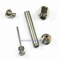 Agung 1643 NICKEL SPIKE Metal Dry Pipe 9cm -Glass Smoke Store A1643 PIPE NICKEL SPIKE detail