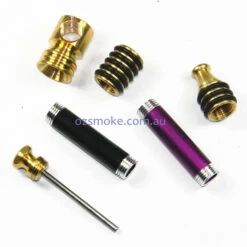 Agung 1646 COLOUR O_RING SPIKE Metal Dry PIPE 12cm 7 Agung 1646 COLOUR O_RING SPIKE Metal Dry PIPE 12cm -Glass Smoke Store A1646 PIPE COLOUR O RING SPIKE detail