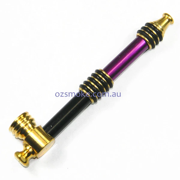 Agung 1646 COLOUR O_RING SPIKE Metal Dry PIPE 12cm 4 Agung 1646 COLOUR O_RING SPIKE Metal Dry PIPE 12cm - Image 2