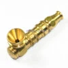 Agung 1659 TROY SPECIAL Full Brass Metal Dry PIPE 6cm -Glass Smoke Store A1659 PIPE TROY SPECIAL