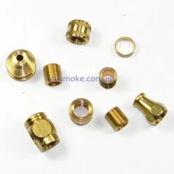 Agung 1659 TROY SPECIAL Full Brass Metal Dry PIPE 6cm -Glass Smoke Store A1659 PIPE TROY SPECIAL detail