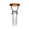 Agung Medium Glass Cone 14mm Amber -Glass Smoke Store A1754AB agung medium glass cone amber
