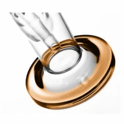 Agung Ice Slider Full Glass Bong Amber 33cm -Glass Smoke Store A7104 ice slider glass bong 34cm amber3