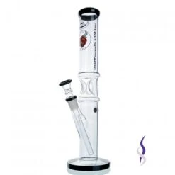 Agung Ice Slider Full Glass Bong Black 33cm