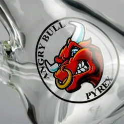 Agung Beaker 5mm Thick Bong Blue 25cm -Glass Smoke Store A7115 agung beaker black 02