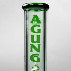 Agung Angry Bull 5mm Thick Beaker Slider Bong Green 35cm -Glass Smoke Store A7115 agung beaker green 02