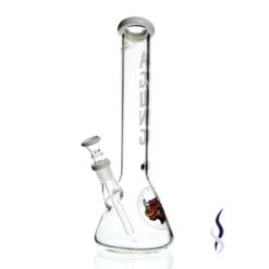 Agung Angry Bull 5mm Thick Beaker Slider Bong White 35cm