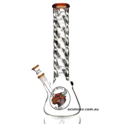 Agung Spiral Beaker Medium 35cm Amber