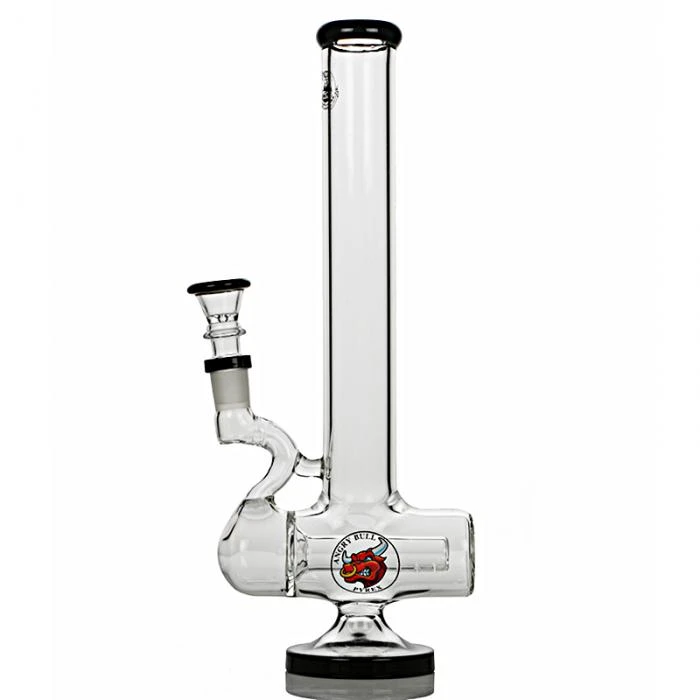 Agung Percolator Inline Full Glass Bong 28cm Black
