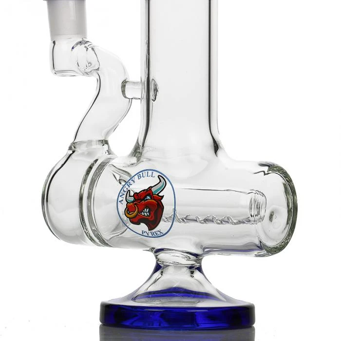 Agung Percolator Inline Full Glass Bong 28cm Blue 4 Agung Percolator Inline Full Glass Bong 28cm Blue - Image 2