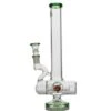 Agung Percolator Inline Full Glass Bong 28cm Green 2 Agung Percolator Inline Full Glass Bong 28cm Green -Glass Smoke Store A7128 agung percolator inline full glass bong green