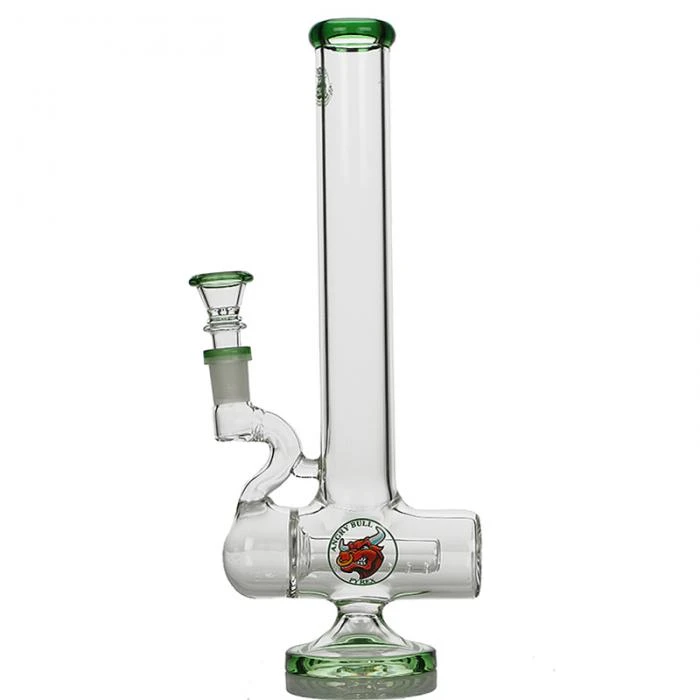 Agung Percolator Inline Full Glass Bong 28cm Green 3 Agung Percolator Inline Full Glass Bong 28cm Green