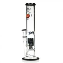 Agung Percolator Tube Full Glass Bong 30cm Black -Glass Smoke Store A7132 agung black2