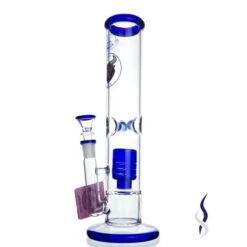 Agung Percolator Full Glass Bong 30cm Blue