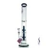 Agung Percolator Full Glass Bong Black 42cm