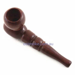 Agung 7305 Wooden Pipe Small 7cm -Glass Smoke Store A7305 wood pipe 01