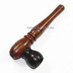 Agung 7305 Wooden Pipe Small 7cm -Glass Smoke Store A7305 wood pipe2