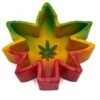 Rasta Hemp Leaf Resin Ashtray