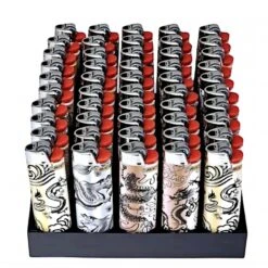 Bic Large Disposable Gas Lighter Dragon Tatto