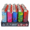 Bic Large Disposable Gas Lighter Paints -Glass Smoke Store Bic paint2