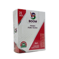 Boom Herbal Filter Smoke 20s Red Flavour