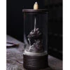 Clay Chinese Dragon Decor Backflow Incense Burner
