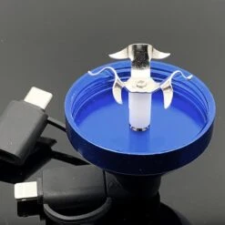 Electric USB Portable Herb Grinder Powered By Phone -Glass Smoke Store Electrical Pocket Metal Alloy Grinder3