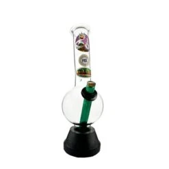 Medium Bent Bubble Glass Bong RM Design 25cm