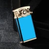Jobon Jet Lighter Classic Windproof GLA33 Blue -Glass Smoke Store GLA33 jobon classic gift jet lighter blue