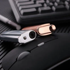 JOBON Windproof Hidden Flame Jet Lighter Rose Gold -Glass Smoke Store Gla17 jobon wind proof eletronical ignition refillable gas lighter twin 3