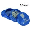 Headchef Grinder 50mm 4Pieces Blue -Glass Smoke Store HC50 4BL headchef grinder 50mm 4 part blue 2