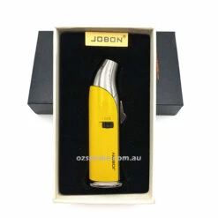 Jobon Brand Butane Jet Lighter Yellow -Glass Smoke Store Jobon Brand small jet torch yellow 3
