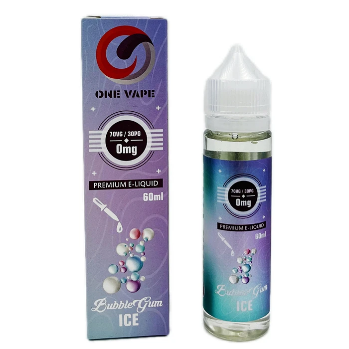 One Vape Premium E_Liquid Nicotine Free 60ml Bubble Gum Ice 3 One Vape Premium E_Liquid Nicotine Free 60ml Bubble Gum Ice