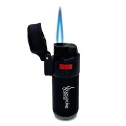 ZENGAZ Windproof Turbo Flame Refillable Jet Lighter Black