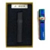 JOBON Flint Slim Jet Lighter Rainbow -Glass Smoke Store RLIG45 jobon flint slim jet lighter beside box