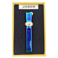 JOBON Flint Slim Jet Lighter Rainbow -Glass Smoke Store RLIG45 jobon flint slim jet lighter in box