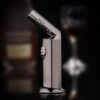 Jobon Adjustable Nozzle Angle Desktop Jet Lighter Dark Grey -Glass Smoke Store RLIG69 Jobon adjustable nozzle angle desktop premium jet lighter dark silver1