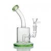 Stone Age Glass Bong With Inline Percolator Green 17cm -Glass Smoke Store Sa632 stone age green