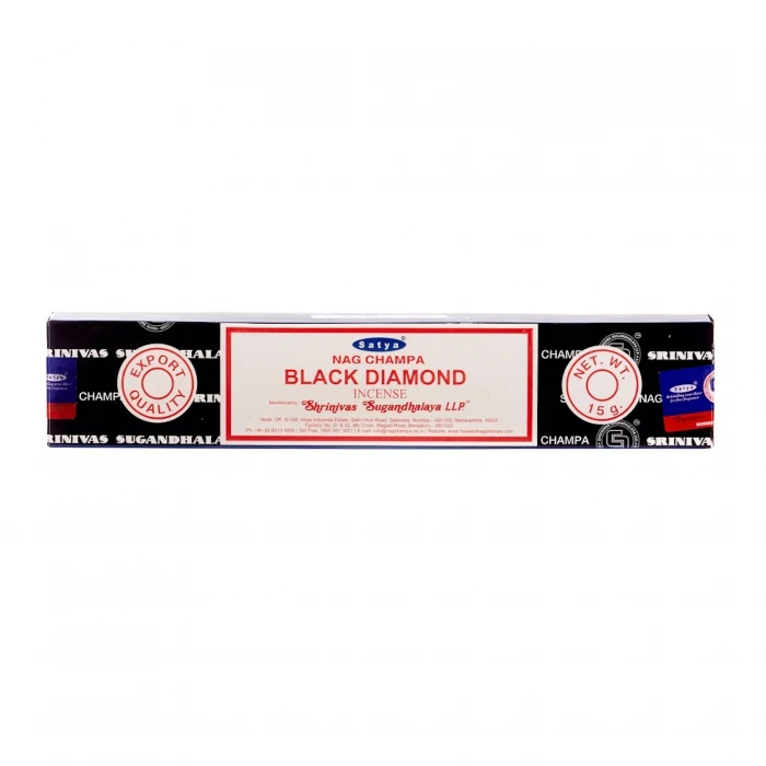 Satya Nag Champa Black Diamond Incense 15g 3 Satya Nag Champa Black Diamond Incense 15g