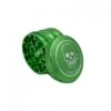 VERSIONI.O Aluminium Alloy Herb Grinder Skull 4 Layers 63mm Green -Glass Smoke Store Skull grinder green 1